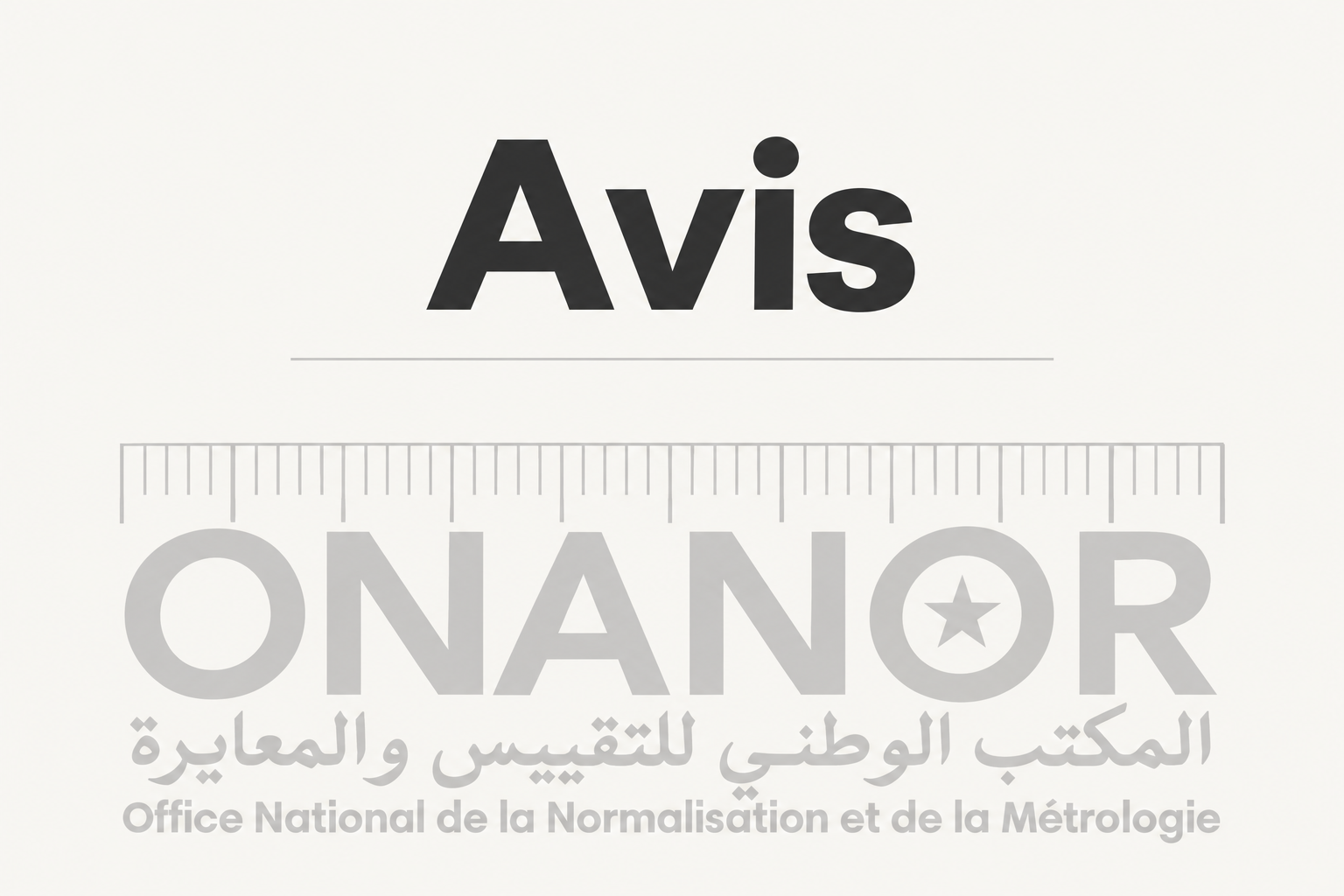 Avis — ONANOR