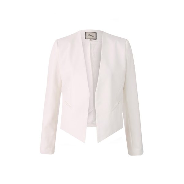 Veste blanche cintrée